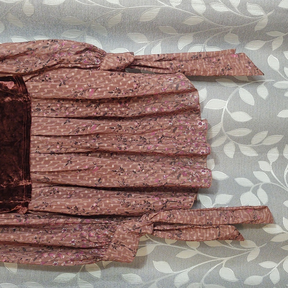 Ivy Jane Velvet and Chiffon Women's Top size L - Picture 7 of 10